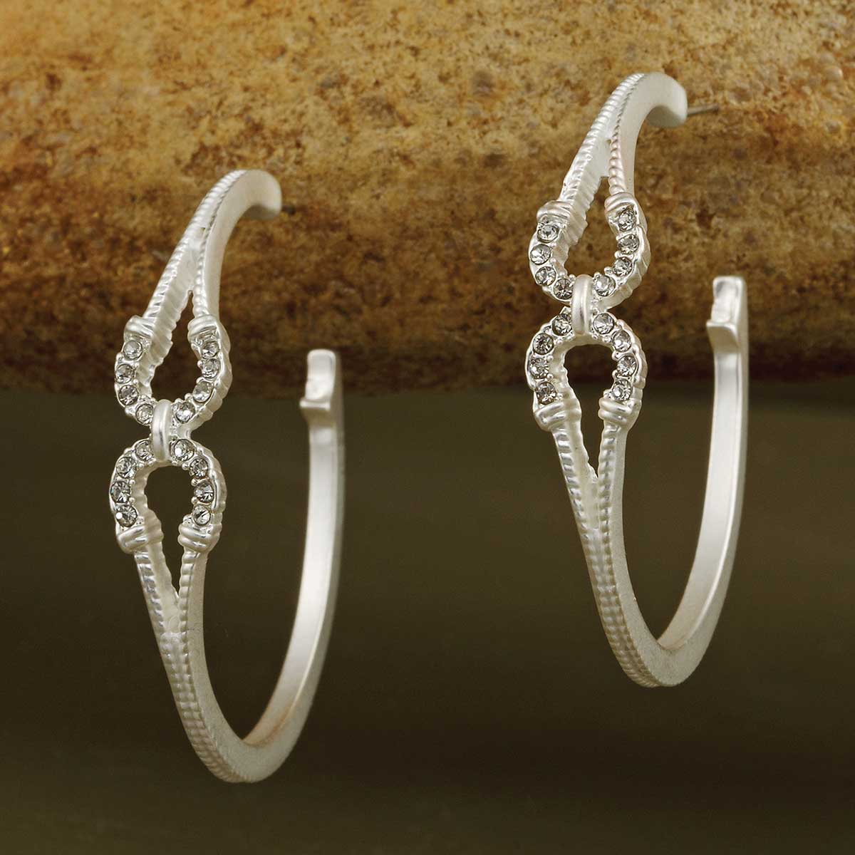 EARRINGS HOOP LINK