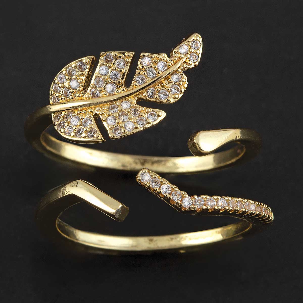 RING LEAF GOLD