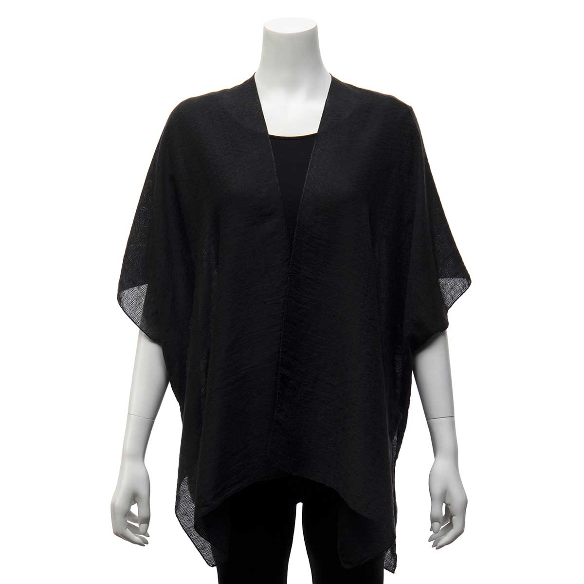 c90 TUNIC PALM TREE BLACK 63IN X 29IN ONE SIZE FITS MOST POLYES