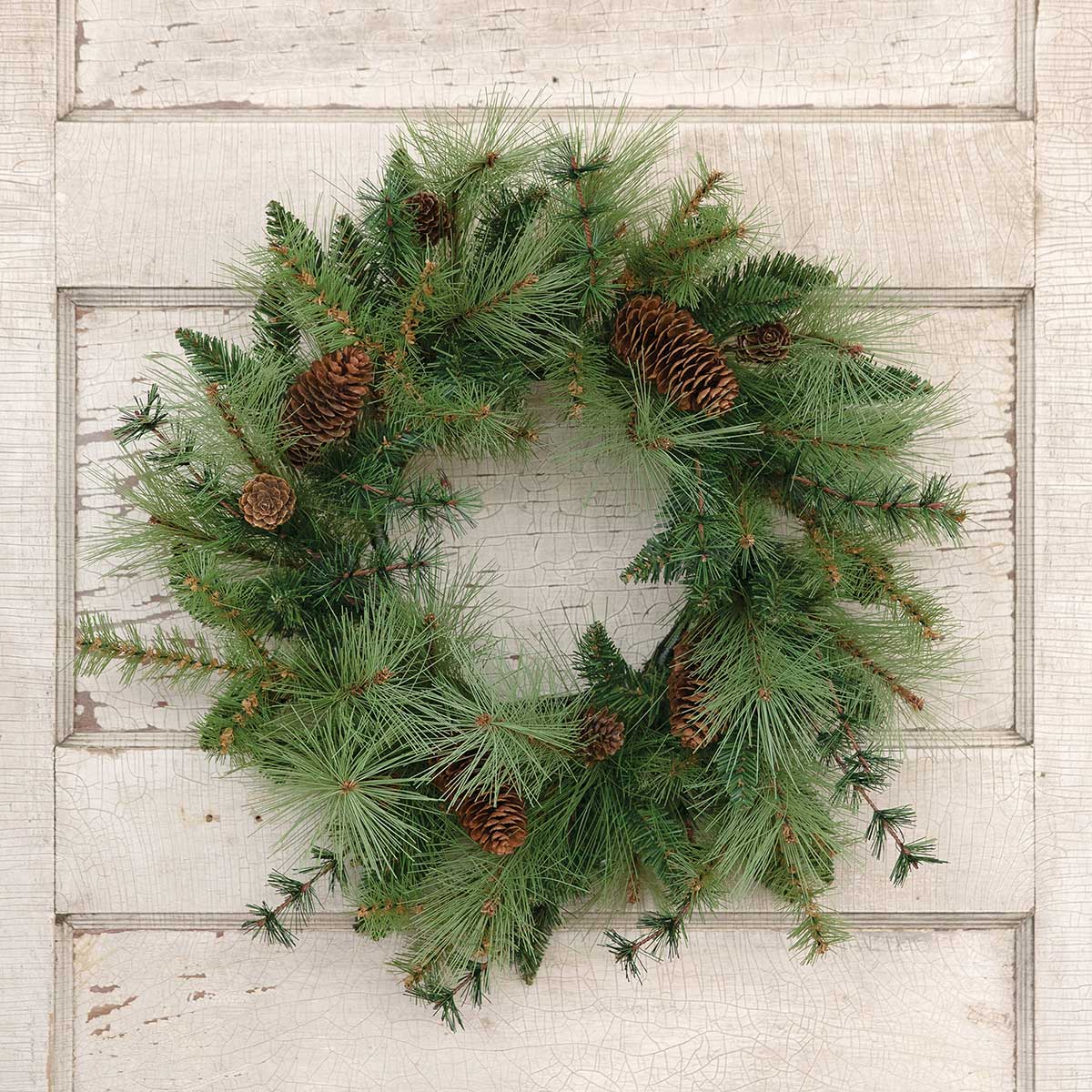 WREATH YELLOWSTONE PINE 18IN (INNER RING 7IN)