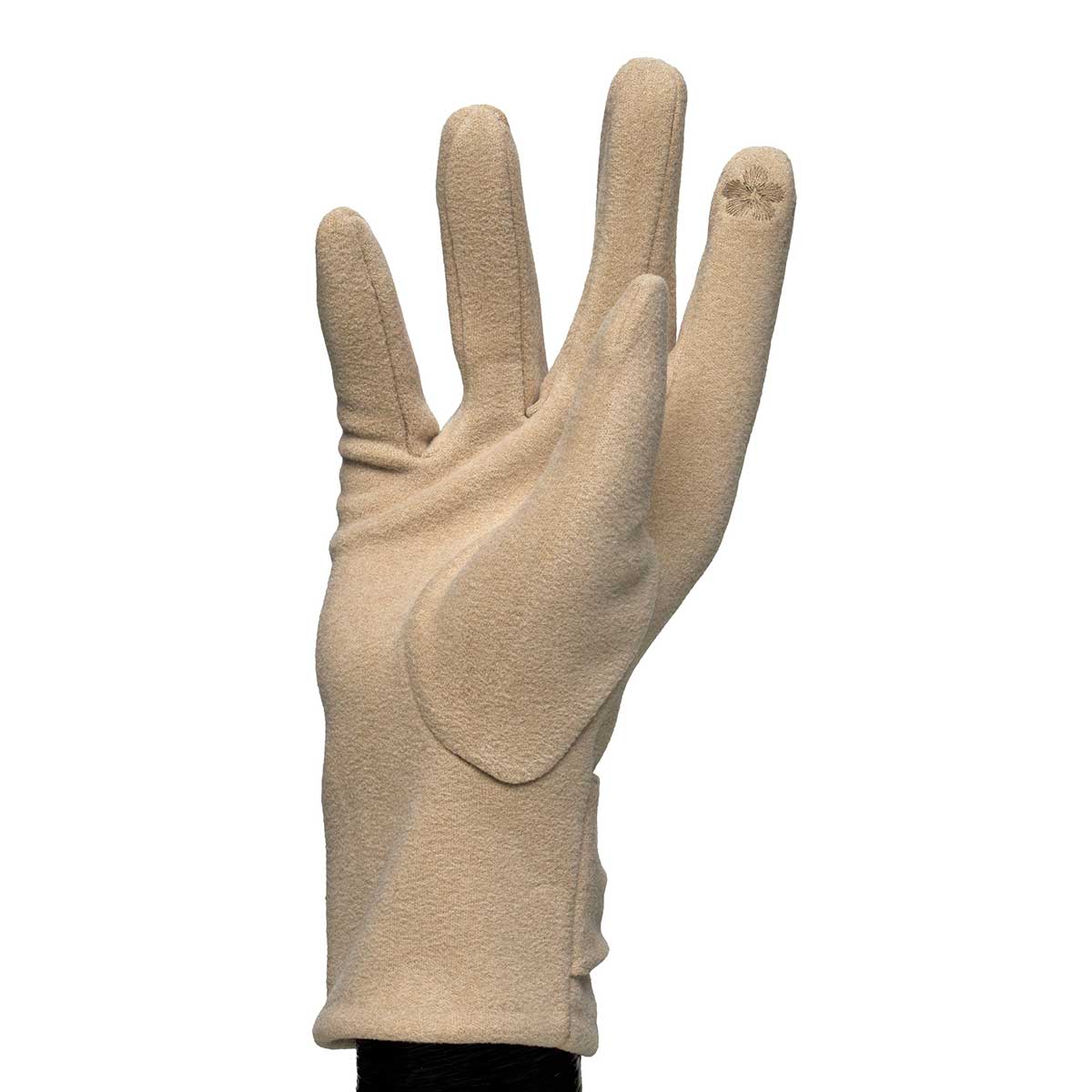 GLOVES TEXTING BEIGE